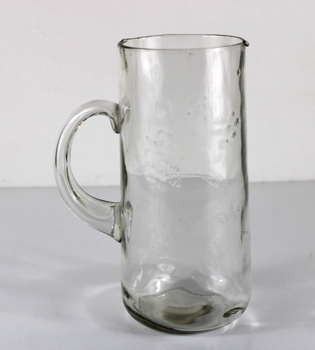 Caraffa vetro con decoro - caraffa,
