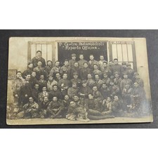 Cartolina Fotografica Torino - 1° Centro Automobilisti "Reparto Officina" 1° Mar