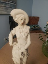 Figurina Firenze Giuseppe Armani Signora Con Barboncino Alto Edizione Limitata 1987