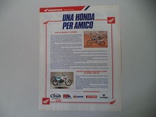 advertising Pubblicità 1990 MOTO HONDA XRV AFRICA TWIN 650/750/NX DOMINATOR