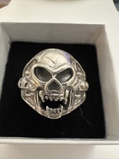Anello Vampiro Teschio Argento