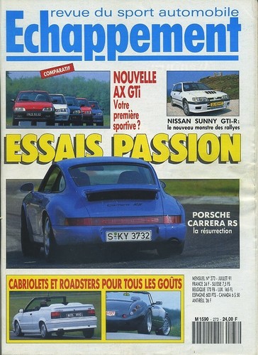 Echappement 273 1991 - echappement, n°273