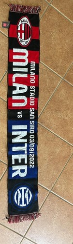 Sa25 sciarpa calcio milan vs - sciarpa,