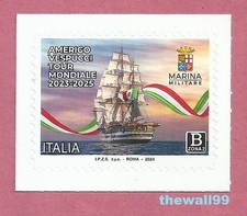 ITALIA 2024 Nave Amerigo Vespucci FRANCOBOLLO Singolo B2