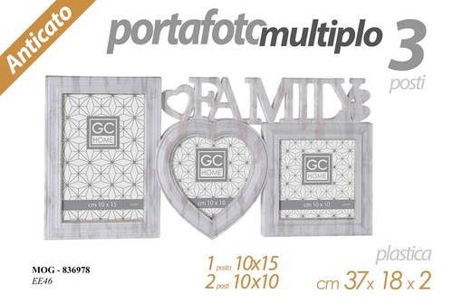 Portafoto multiplo parete - multiplo,