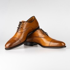 Scarpe Oxford in pelle marrone
