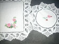 centri ricamati a mano bordo