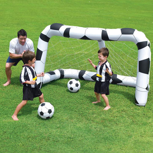 Porta calcio gonfiabile - porta,