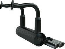 MARMITTA FIAT 500 F e FIAT 500 L - DOPPIO SCARICO CROMATO Ø 53 mm