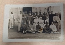 FOTO CARTOLINA CROCE ROSSA CAPPELLANO - PIEGA CENTRALE