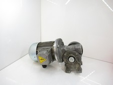 Motore Elettromeccanica T63B4 3P con riduttore ingranaggi MVF-44/A, rapporto 28:1