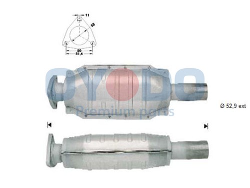 Catalizzatore per fiat lancia - catalizzatore,