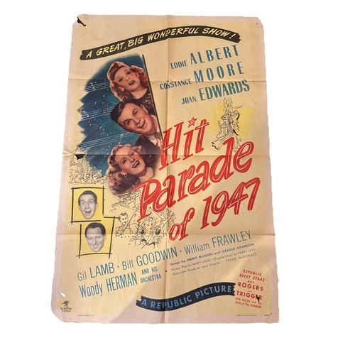 Foglio hit parade del 1947 - del,