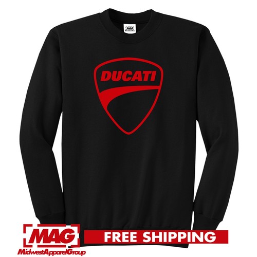 Felpa ducati girocollo nera - ducati,