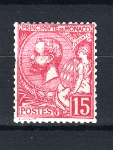 Monaco stamp francobollo - 15, "