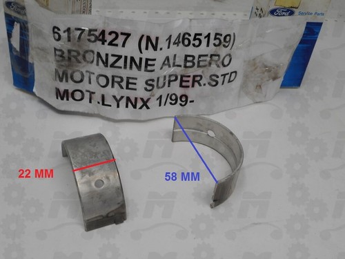 Serie bronzine normali albero