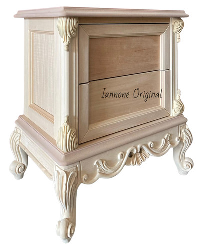 Comodino barocco grezzo o - comodino,
