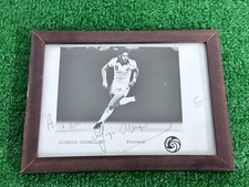 FOTO PHOTO LAZIO NEW YORK COSMOS CHINAGLIA AUTOGRAFATA A MANO NO MAGLIA SHIRT