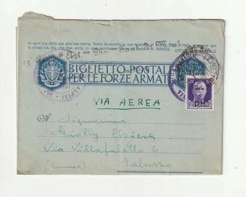 Posta militare via aerea - militare,