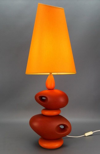 Lampe céramique vintage - lampe,