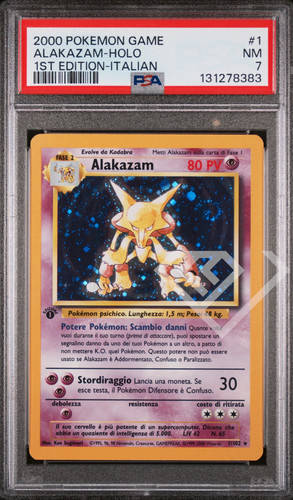 Pokémon card alakazam - card,