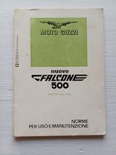 Moto Guzzi Nuovo Falcone 500 Militare 1971 manuale uso manutenzione originale