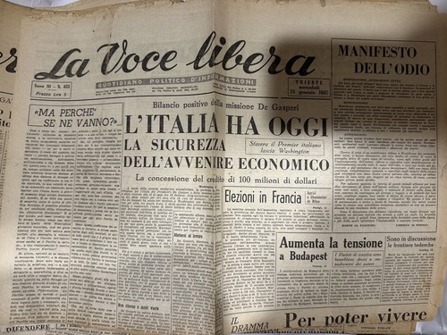 Giornale voce libera - voce,