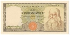 50000 LIRE BANCA D'ITALIA