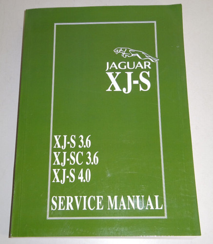 Werkstatthandbuch jaguar xjs - jaguar,