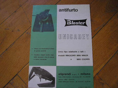 Brochure originale antifurto - originale,