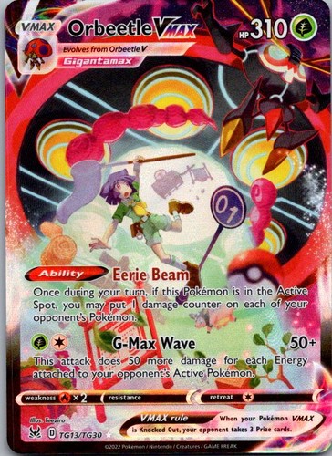 Orbeetle vmax tg13 tg30 holo - orbeetle,