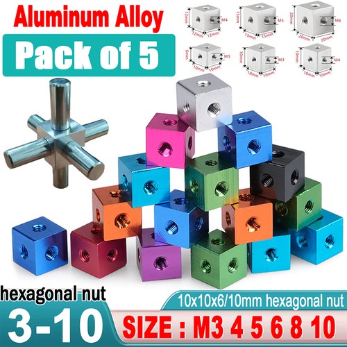 Blocco dadi cubo alluminio