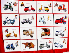 Cartoline vespa piaggio - cartoline,