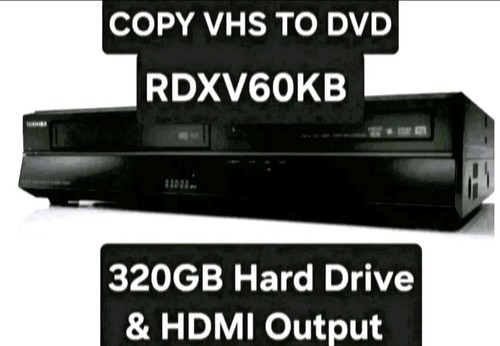 Toshiba rdxv60kb copia vhs - rdxv60kb,