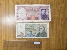 LOTTO DI 2 BANCONOTE LIRE