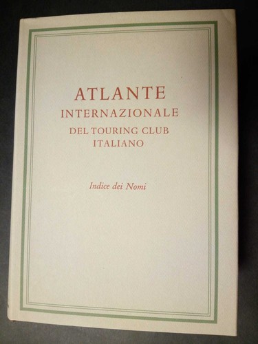 Atlante internazionale - aa.vv.,