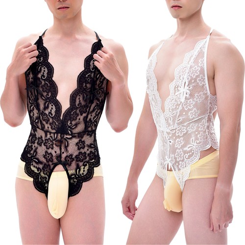 Body uomo sexy pizzo - , corsetto