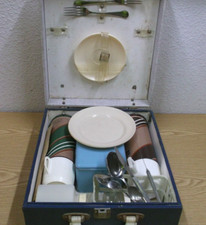 Valigia Da Picnic Blu 17 Pezzi