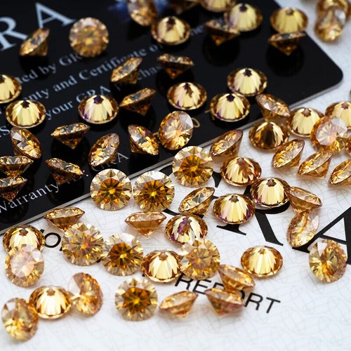 Champagne moissanite vvs1 - champagne,