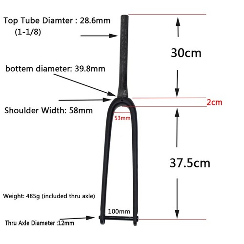 Forcella bici strada 700c - forcella,