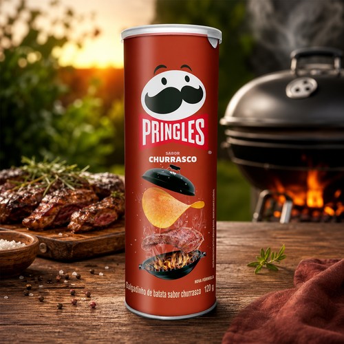 Pringles sabor churrasco - sabor, 109g