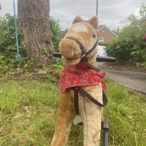 Cavallo dondolo legno - a,