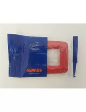 Gewiss placca 3 posti rosso geranio playbus young gw32343 playbus