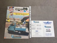 Piaggio ape brochure - brochure, e