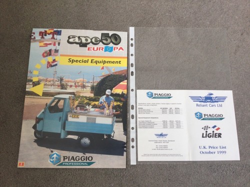 Piaggio ape brochure e - piaggio,