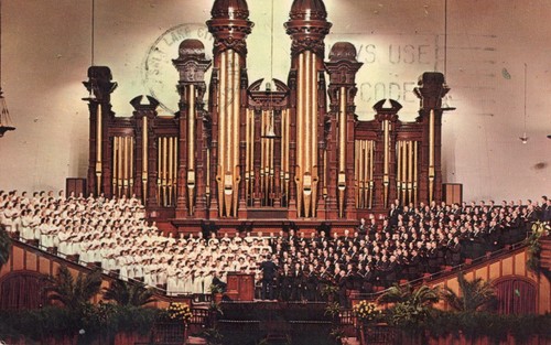 Cartolina epoca famoso coro - d'epoca,