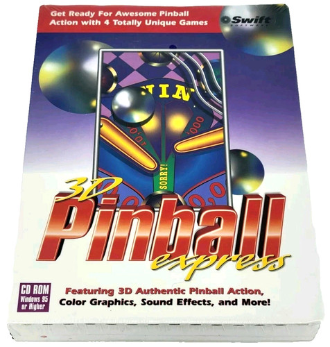 Rom vintage 3d pinball - cd,