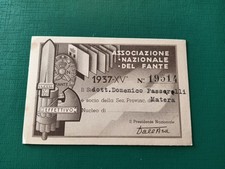 Ventennio Tessera Associazione