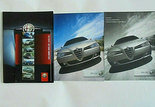 Alfa Romeo 156 Ti 2.0 1.8 TS 1.9 2.4 JTD UK inglese lifting brochure set di 3