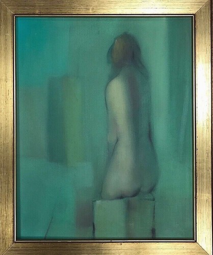 Belle huile sur toile - huile, de